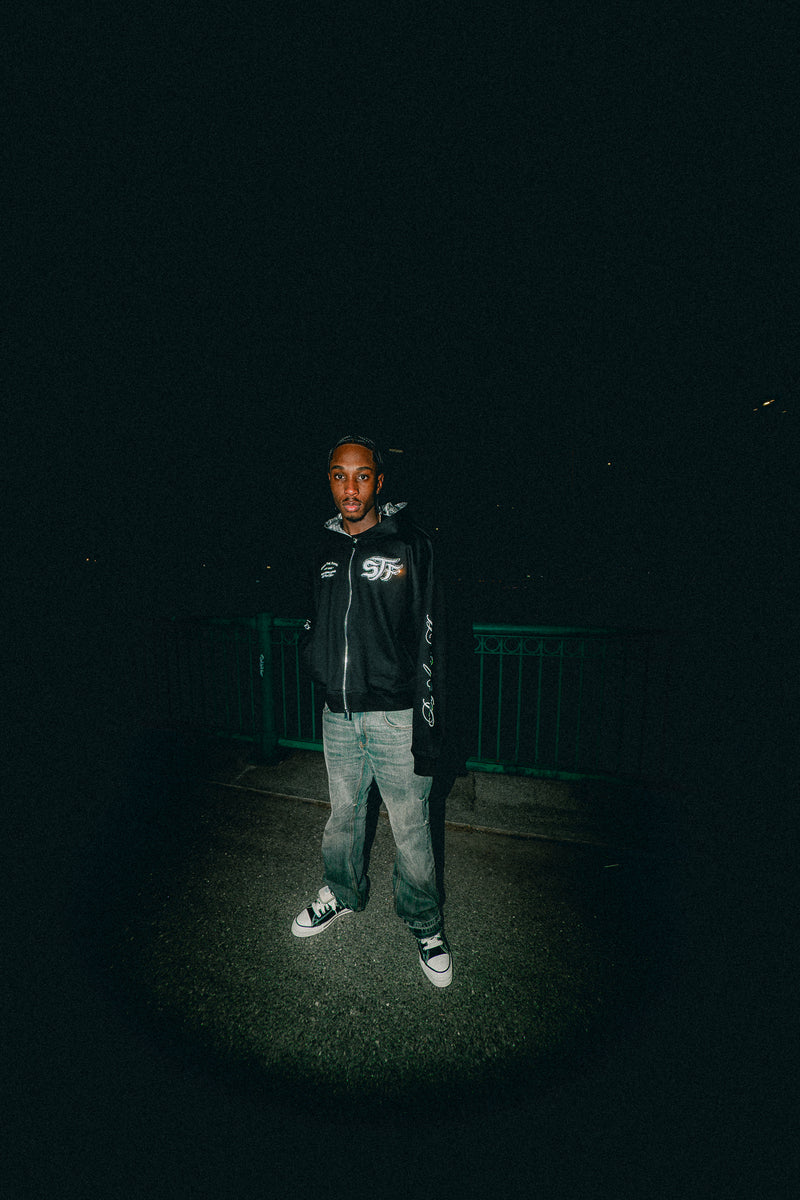 STF Dead Presidents Zip Up Black